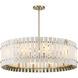 Bardon 12 Light 36 inch Celeste Brass Pendant Ceiling Light
