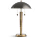 Dresano 21.25 inch 100.00 watt Antique Brass Table Lamp Portable Light