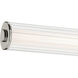 Laurene LED 26.5 inch Polished Nickel Linear Bath Bar Wall Light, Medium