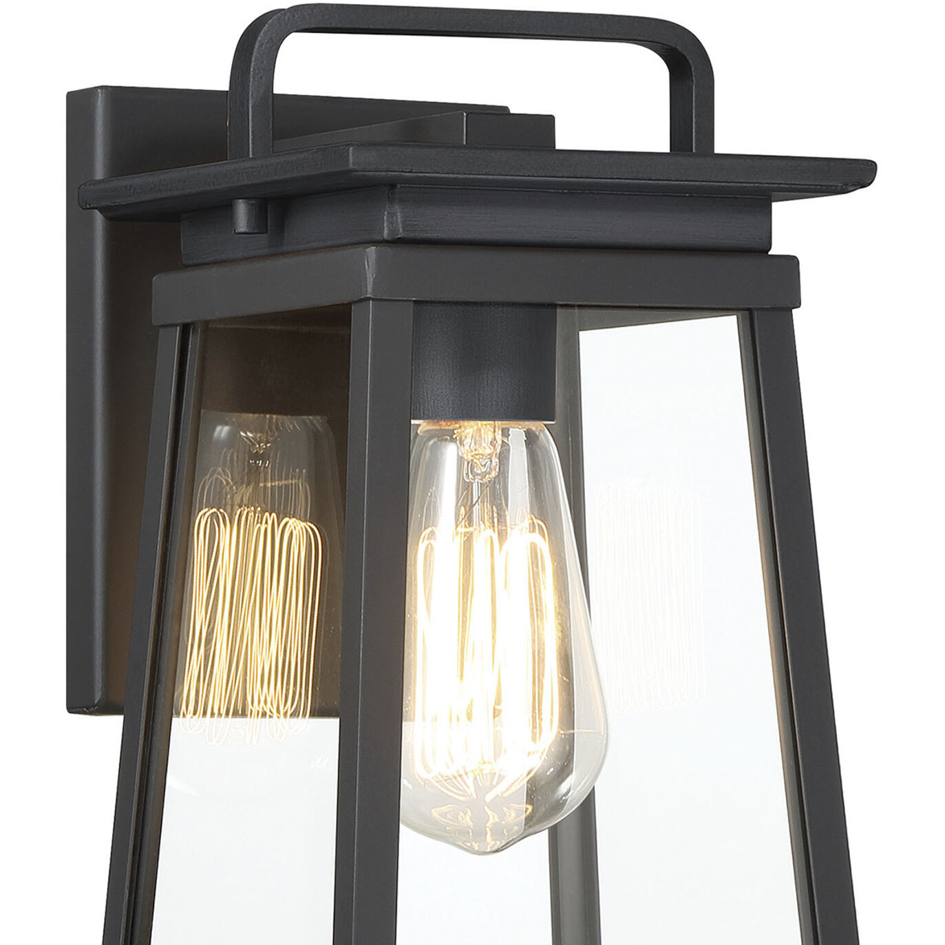 Great Outdoors Isla Vista 1 Light 11 inch Coal Outdoor Wall Mount