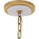 Judi 8 Light 38 inch Distressed Gold Chandelier Ceiling Light