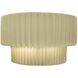 Ambiance 1 Light 10 inch Vanilla Gloss Wall Sconce Wall Light