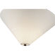 Alora Mood Bridgette 1 Light 16.38 inch Matte Black Semi-Flush Mount Ceiling Light in White Linen Shade