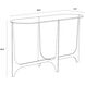 Juliane 52 X 17 inch Clear / Antique Brass Console Table