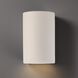 Ambiance Cylinder LED 7.75 inch Matte White Wall Sconce Wall Light, Large