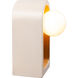 Ambiance Collection 1 Light 4.75 inch Matte White with Champagne Gold Wall Sconce Wall Light