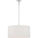 Palmetto 6 Light 24.5 inch Polished Nickel Pendant Ceiling Light