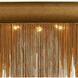 Heiress 6 Light 48 inch Antique Brass Linear Chandelier Ceiling Light