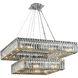 Quadro 20 Light 38 inch Chrome Pendant Ceiling Light
