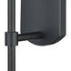 Torch 1 Light 17 inch Charcoal Black Outdoor Sconce