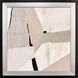 Gray Abstract White and Black and Gray and Neutral Framed Art, Propac
