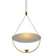 Artisan Collection/COMO Series 15.75 inch Antique Brass Pendant Ceiling Light