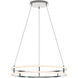 Gemini LED 32 inch Painted Nickel Pendant Ceiling Light