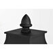 Austen 20 inch Matte Black Post Lantern