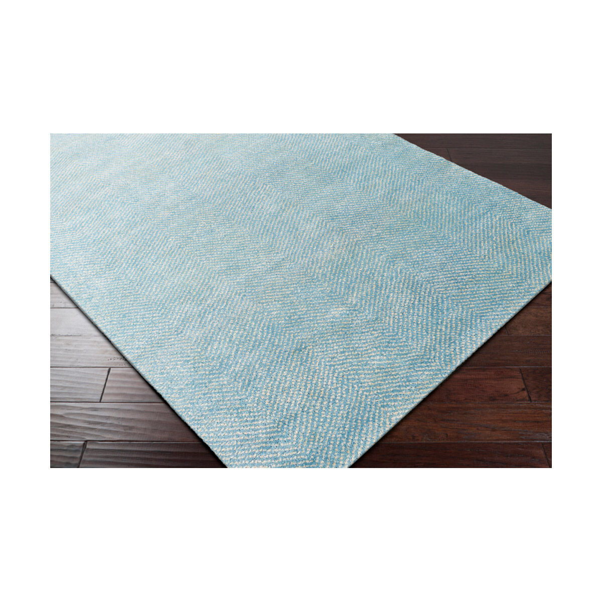 Parma 120 X 96 inch Sky Blue/Light Gray Rugs