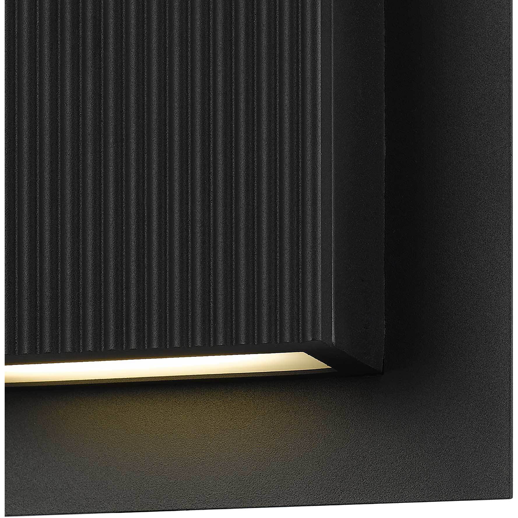 Miami LED 8 inch Sand Black Outdoor Wall Sconce
