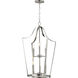 Arden 6 Light 20 inch Satin Nickel Multi-Light Pendant Ceiling Light