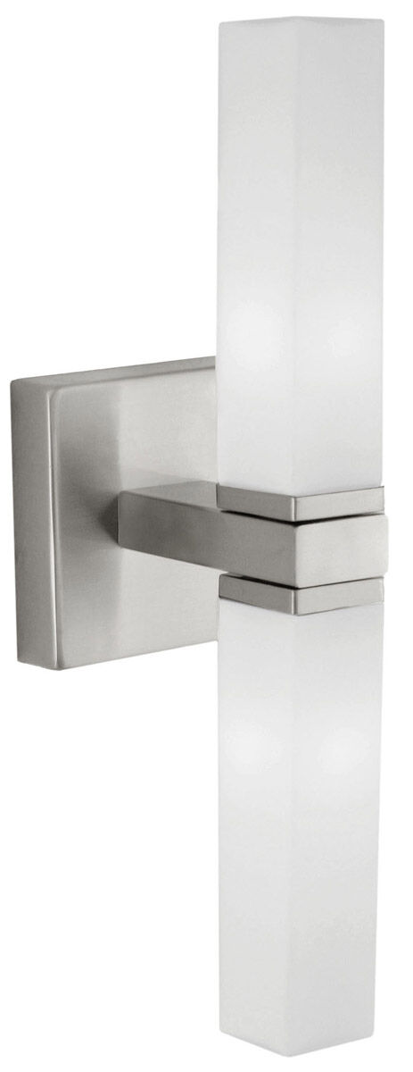 Palermo 2 Light 4.6 inch Matte Nickel Wall Light