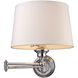 Westbrook 25 inch 150 watt Polished Chrome Swingarm Sconce Wall Light