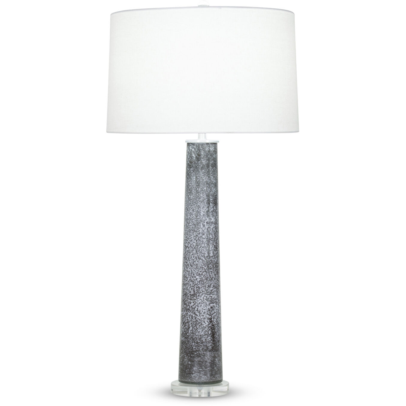 Othello 36.75 inch 150.00 watt Black And White Table Lamp Portable Light