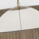 Windsor Smith Arena LED 53 inch Hand-Rubbed Antique Brass and Natural Oak Ring and Globe Chandelier Ceiling Light