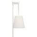 Lodelle 1 Light 10 inch Matte White Wall Sconce Wall Light
