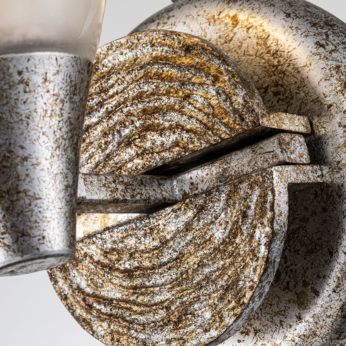 Lemoine 1 Light 7.5 inch Silver Leaf Bath Bar Wall Light