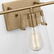 Drew & Jonathan Crofton 3 Light 24 inch Satin Brass Wall Bath Fixture Wall Light
