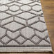 Zaragoza 108 X 79 inch Light Gray Rug, Rectangle