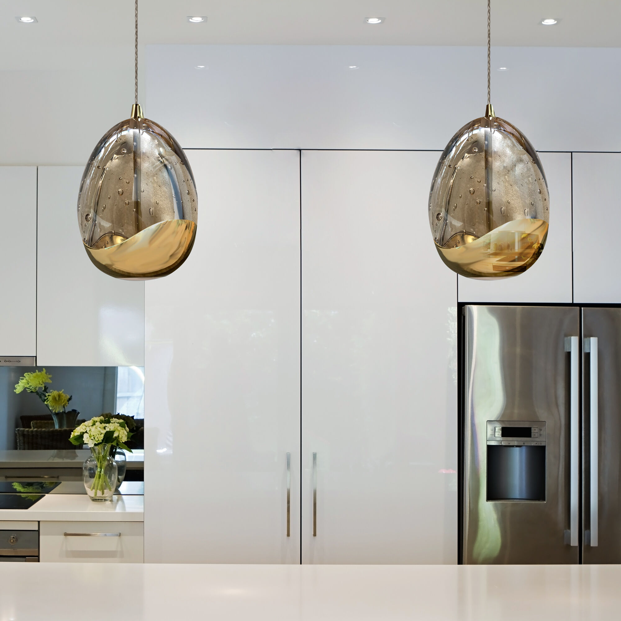 Artisan Collection/VENEZIA Series 4.75 inch Gold Pendant Ceiling Light