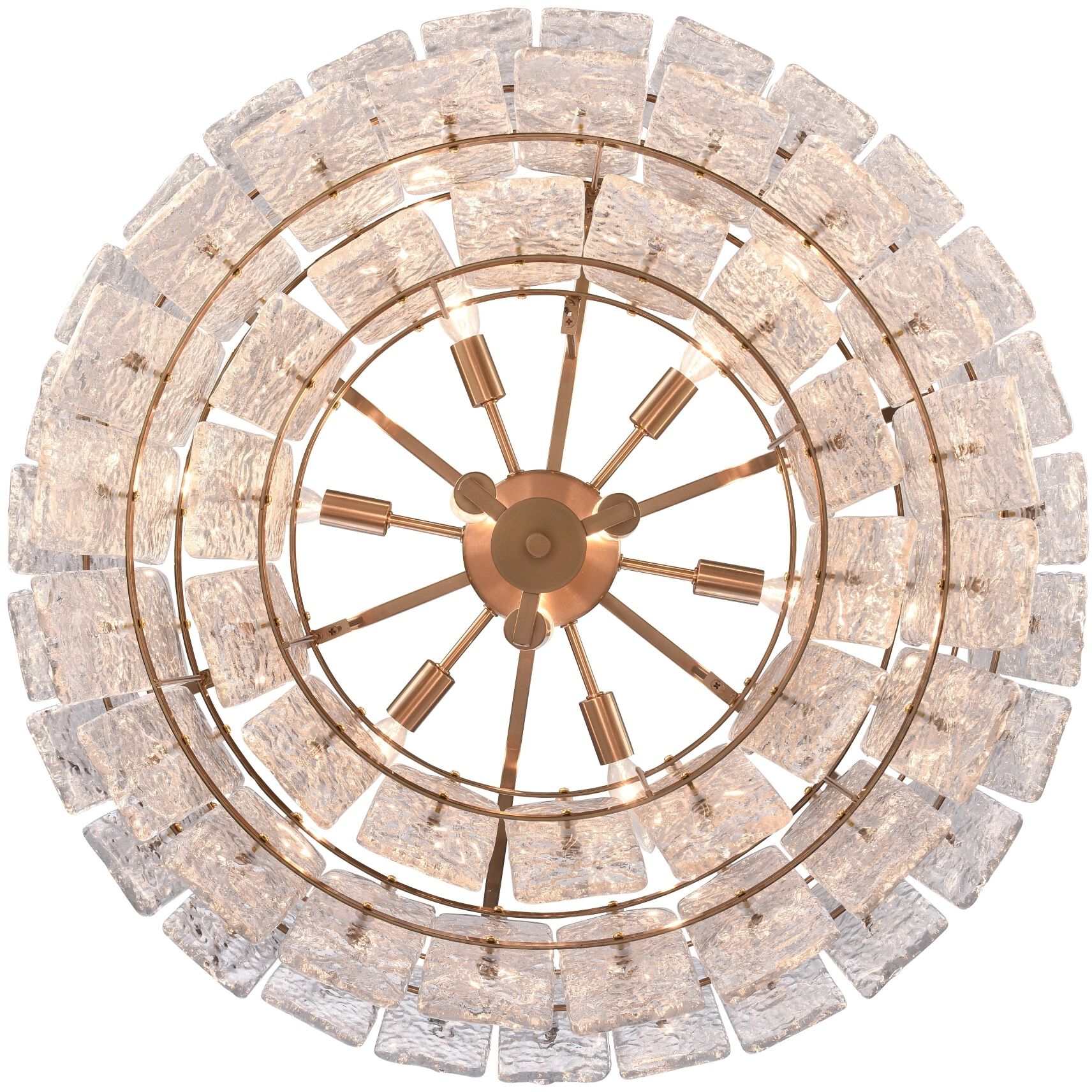 Sophie 9 Light 28.5 inch Lacquered Gold Pendant Ceiling Light