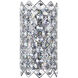 Chique 4 Light 7 inch Chrome Wall Light