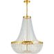 Rylee 8 Light 24.75 inch Antique Gold Chandelier Ceiling Light