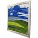 Rolling Hills Blue and Green and White Framed Art, The Studio