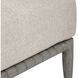 Borneo 17.75 inch Charcoal Gray Rope and Nuance Dove Outdoor Ottoman