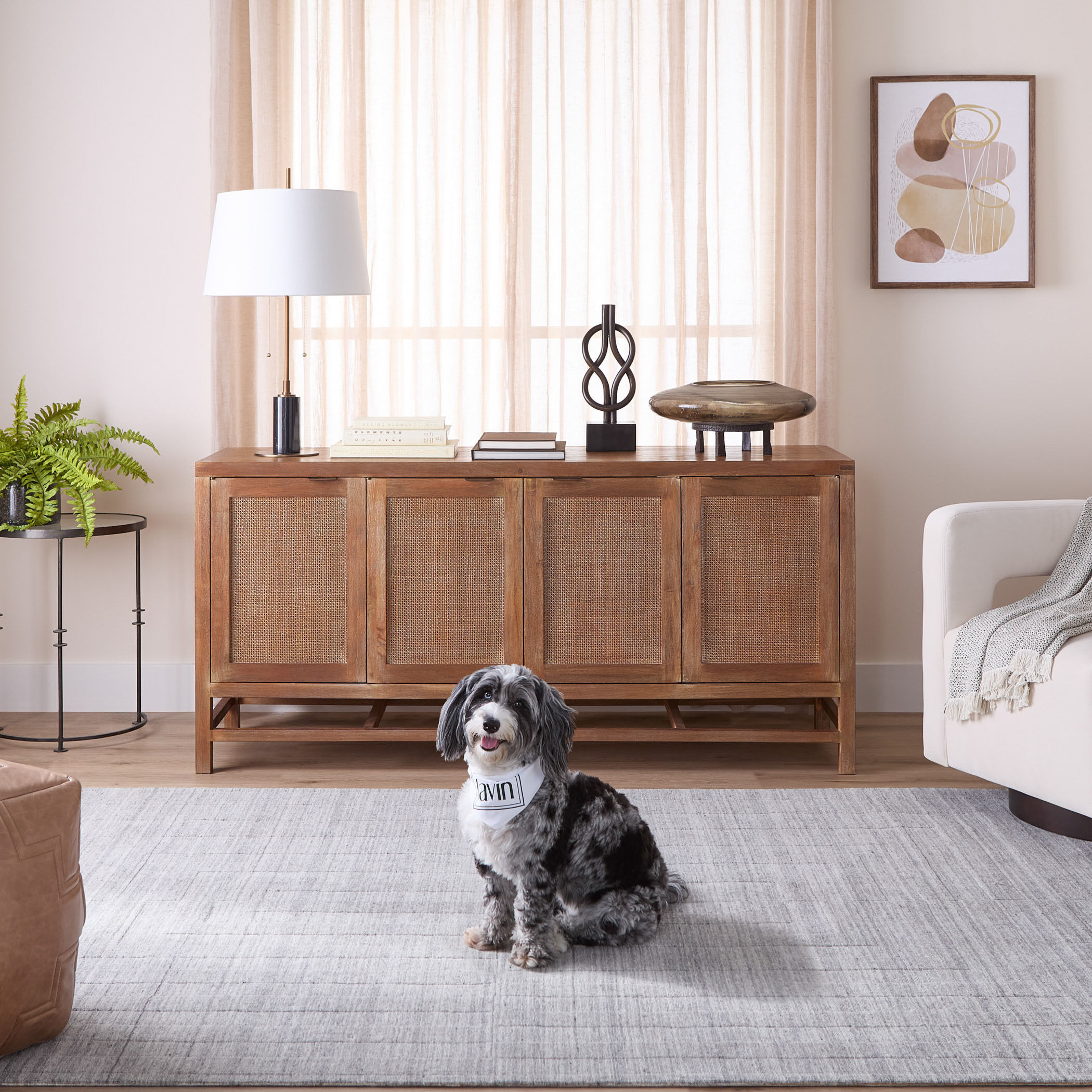 Kirti 130 X 94 inch Light Grey Rug in 8 x 11