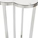 Clover 24 X 18.25 inch Polished Nickel Side Table