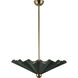 Furrow 25 inch Pine Green Pendant Ceiling Light
