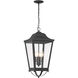 Savannah 4 Light 12 inch Sand Coal Outdoor Chain Hung, The Great Outdoors