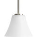 Annette St 1 Light 7.25 inch Brushed Nickel Mini-Pendant Ceiling Light