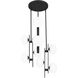 Julep LED 22.25 inch Matte Black Chandelier Ceiling Light