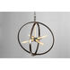 Swing 4 Light 20 inch Antique Bronze Pendant Ceiling Light, Medium