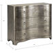 Greybeau Antique Silver Leaf Chest