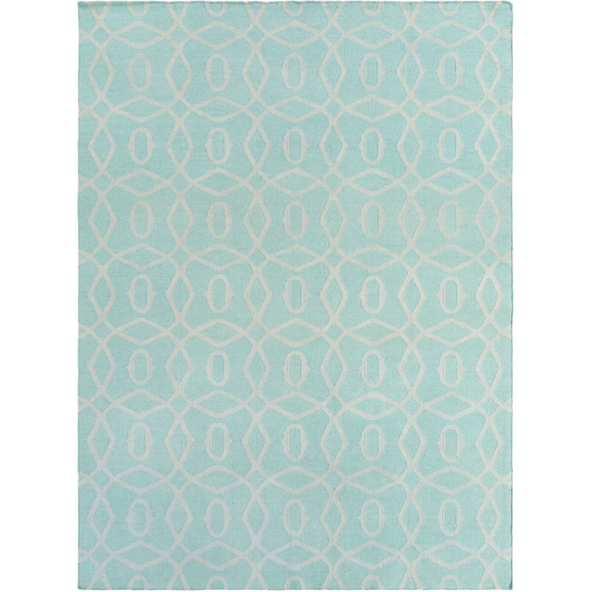 Frontier 66 X 42 inch Mint, Aqua Rug