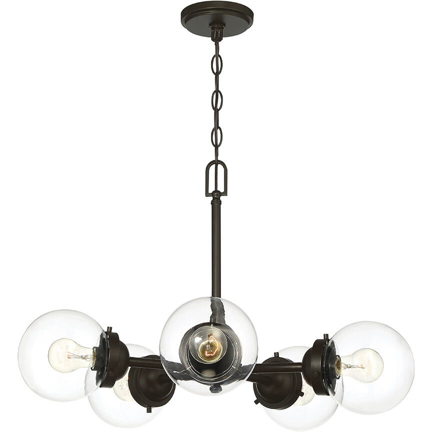 Knoll 5 Light 26.00 inch Chandelier
