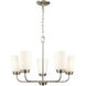 Winslow 5 Light 25 inch Brushed Nickel Chandelier Ceiling Light