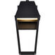 Colt LED 11.75 inch Matte Black Outdoor Wall Light