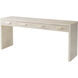 Composition 70 X 18 inch Hand Painted Faux Parchment Console Table