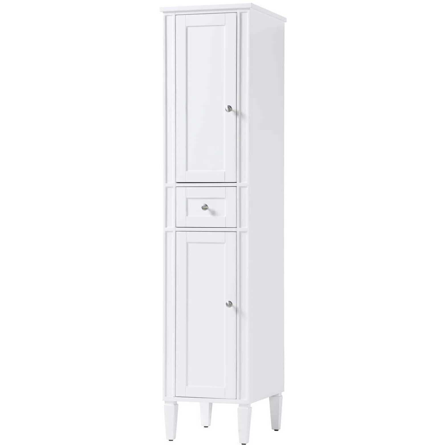 Park Avenue White Bathroom Storage Cabinet