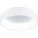 Arenal LED 18 inch White Drum Shade Flush Mount Ceiling Light